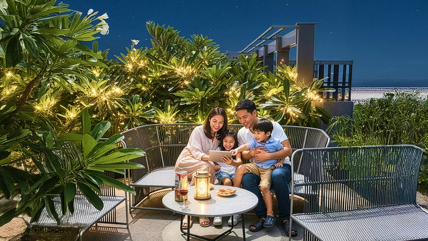 Serendipity BKC — landscaped terrace garden